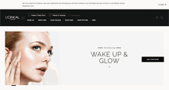 Desktop Screenshot of lorealparis.com.au