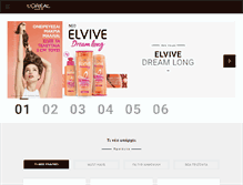 Tablet Screenshot of lorealparis.gr